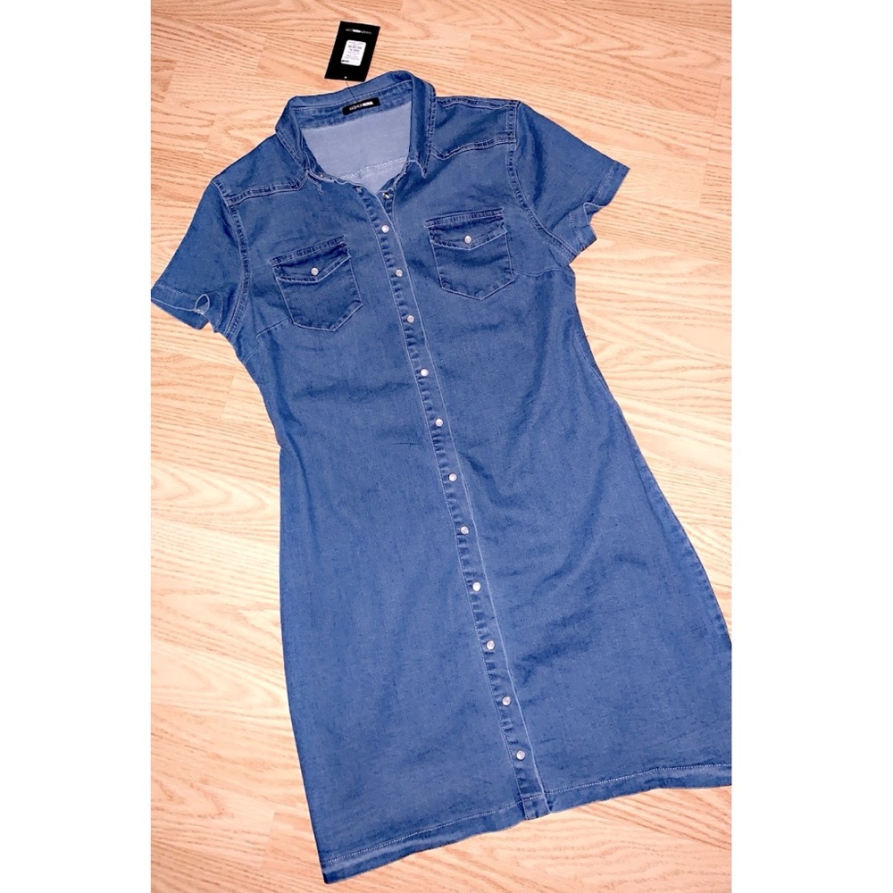 Denim Mini dress. Size XL. Never worn